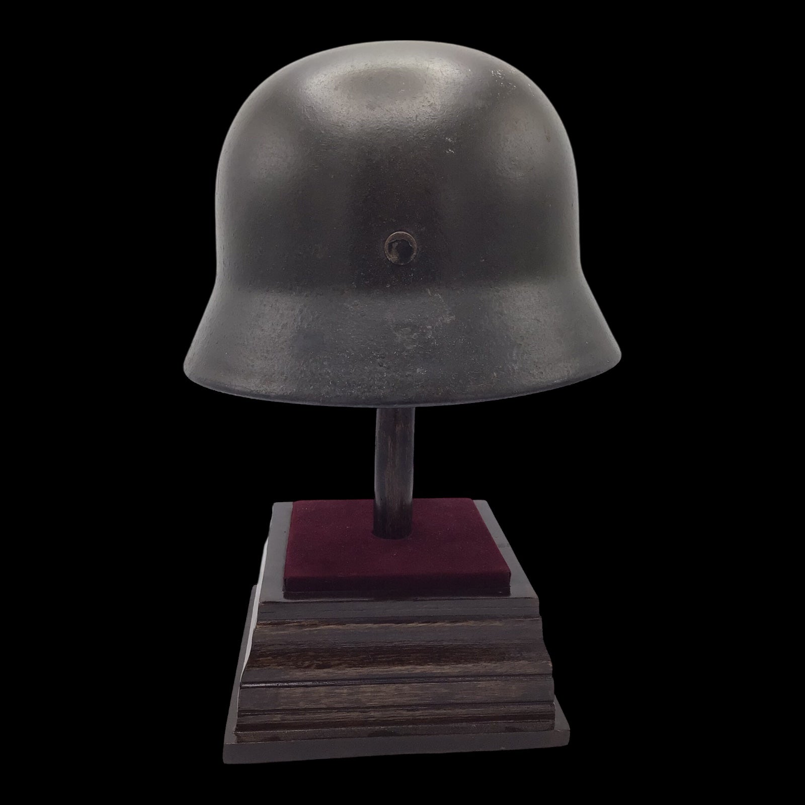 German WWII M40 Single Decal Waffen-SS Combat Helmet