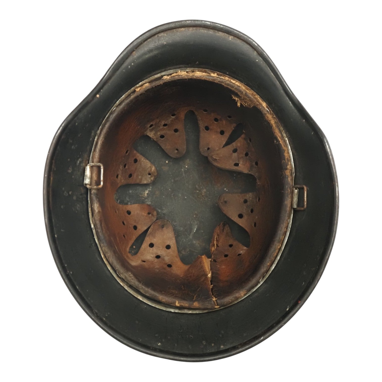 German WWII M40 Single Decal Waffen-SS Combat Helmet