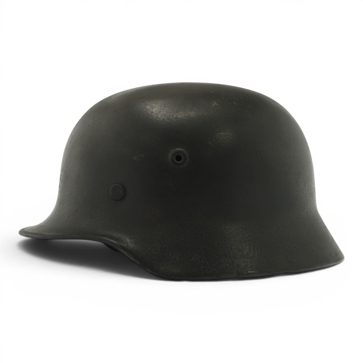 German WWII M40 Single Decal Waffen-SS Combat Helmet