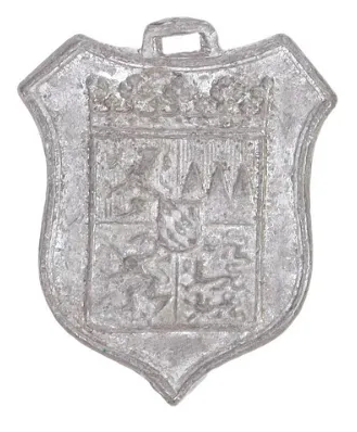 German WWII ULLR Patron Saint of Winter Sports Medal badge for winter sports - CC#WIW0948
