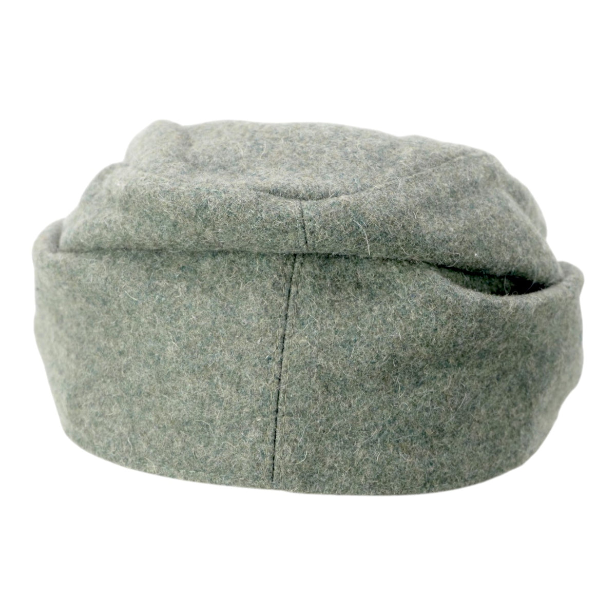 German WWII Waffen-SS M43 EM Field Cap with RARE RZM-Marked Totenkopf, Size 57
