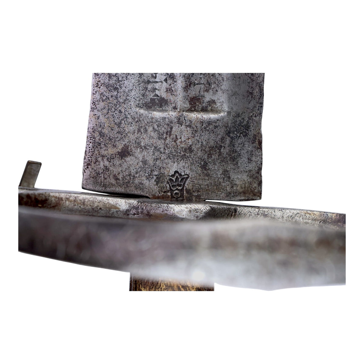 German or North European Decorated Double-Edged Sword c.1620 with Solingen Mark & Museum Number
