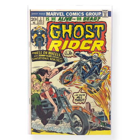 Ghost Rider #3 1974 Marvel Comics | "Wheels on Fire" | Big Daddy Dawsonn