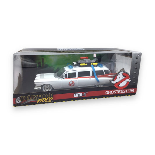 Ghostbusters Ecto-1 Hollywood Rides Jada Toys Metals Die-Cast – Collectible Car (New in Box)