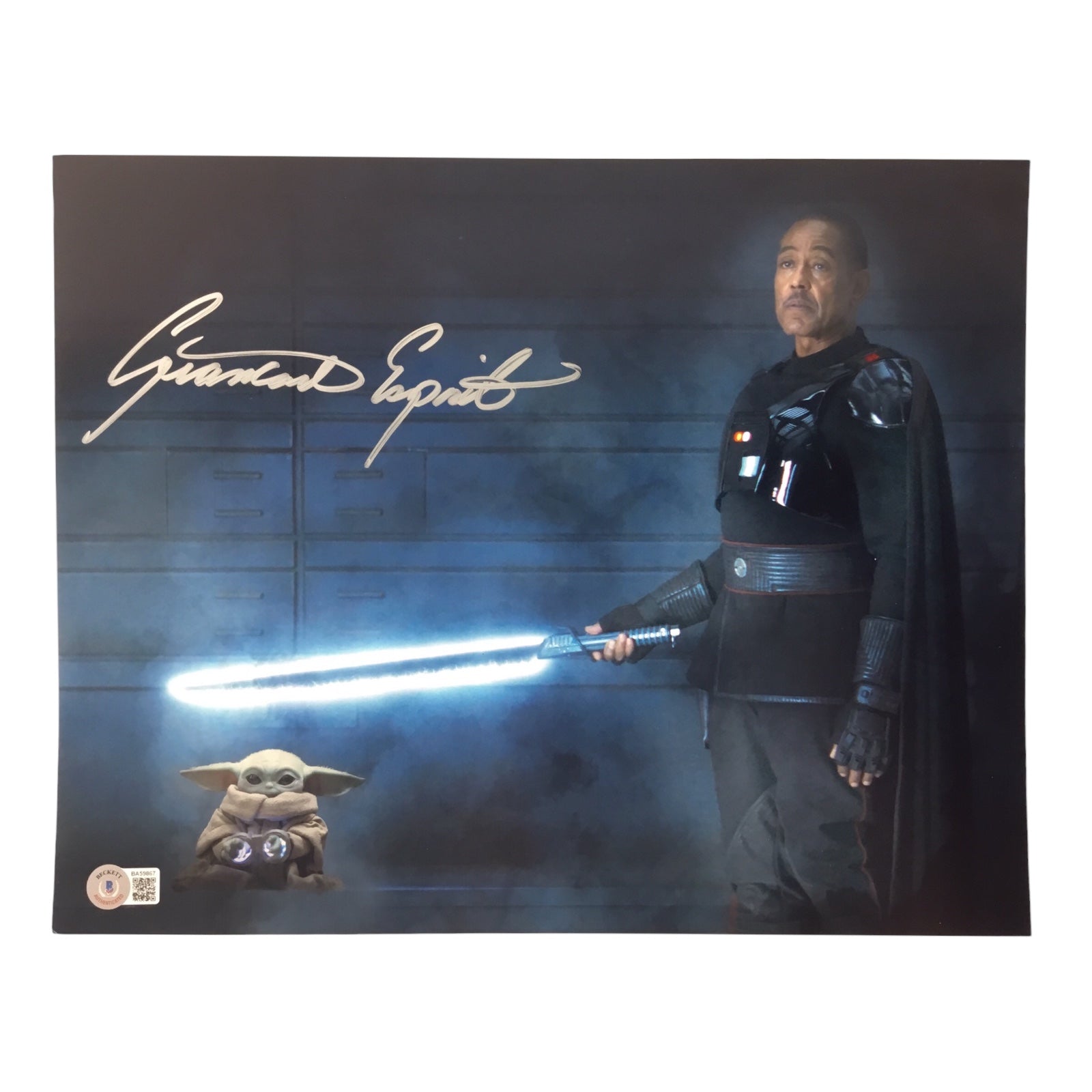 Giancarlo Esposito Signed Photo of Moff Gideon - The Mandalorian (Beckett)