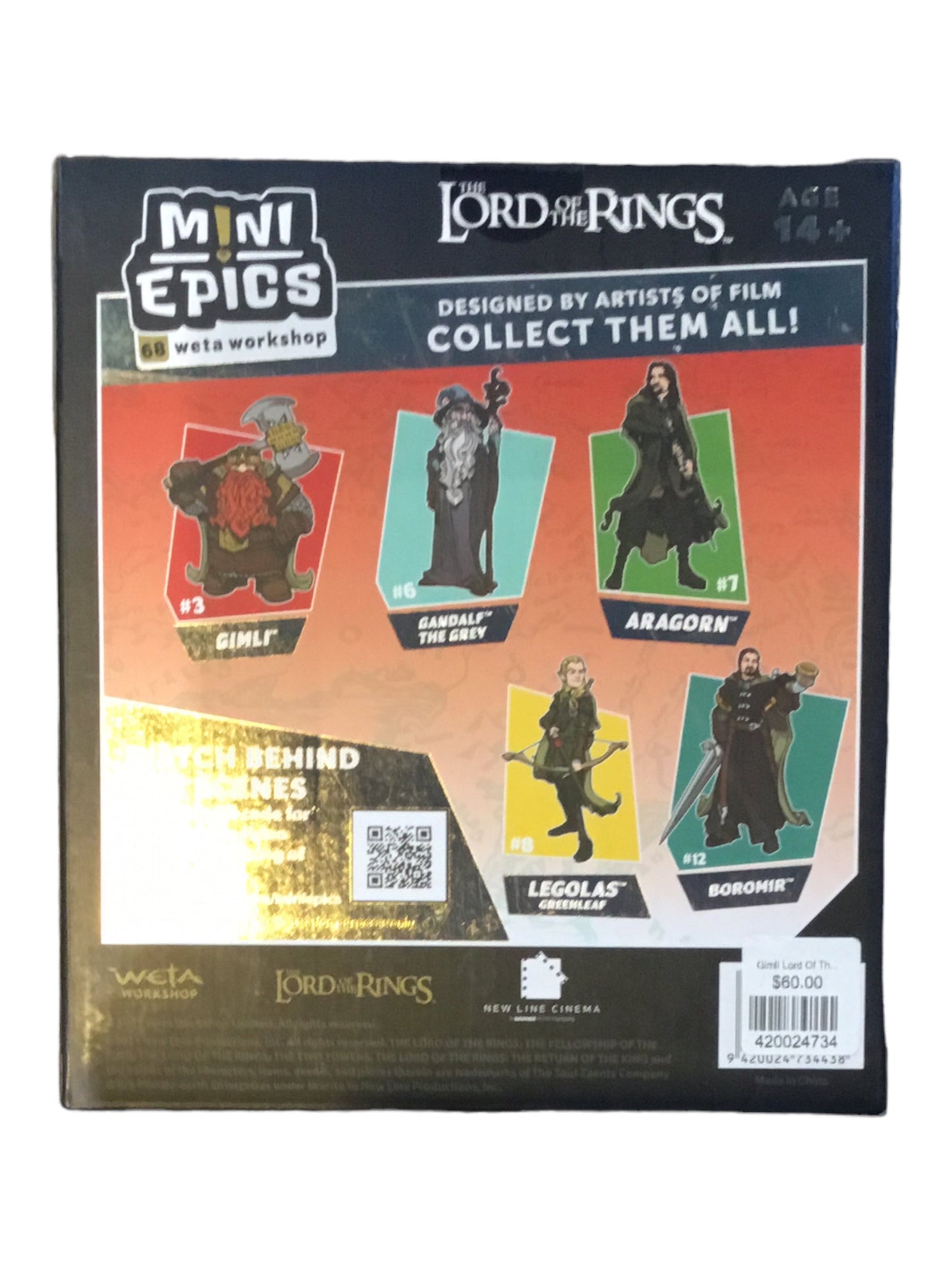 Gimli Lord Of The Rings Mini Epics Weta Workshop #26