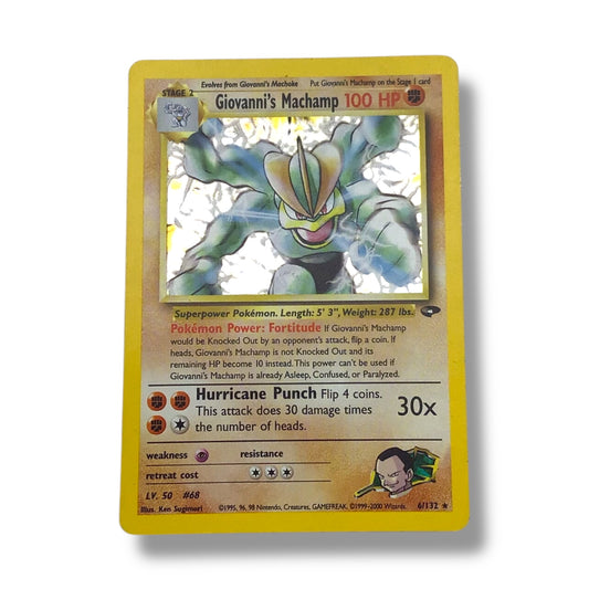 Giovanni's Machamp (Holo) Pokémon Card - Gym Challenge (English)