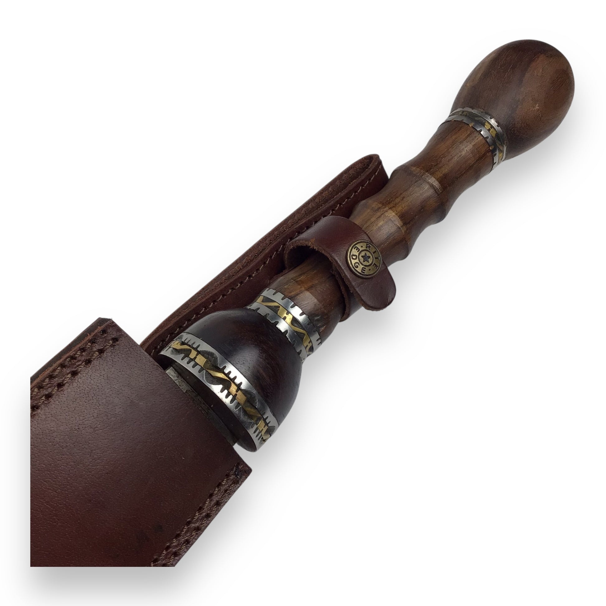 Gladiator-Style Sword - Elbaorate Hilt Design & Tempered Damascus Steel w/ Sheath