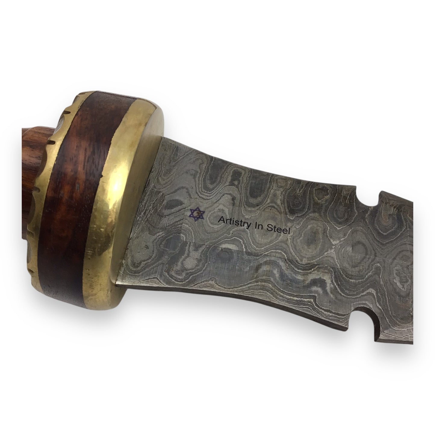 Gladiator-Style Sword - Hand-Forged Tempered Damascus Steel with Sheath