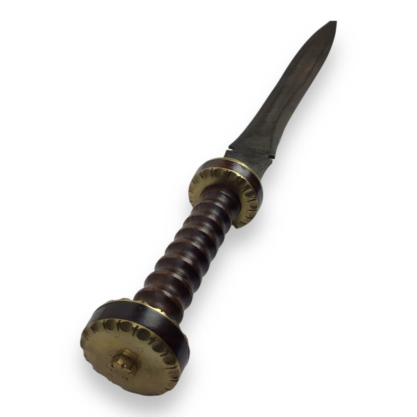 Gladiator-Style Sword - Hand-Forged Tempered Damascus Steel with Sheath