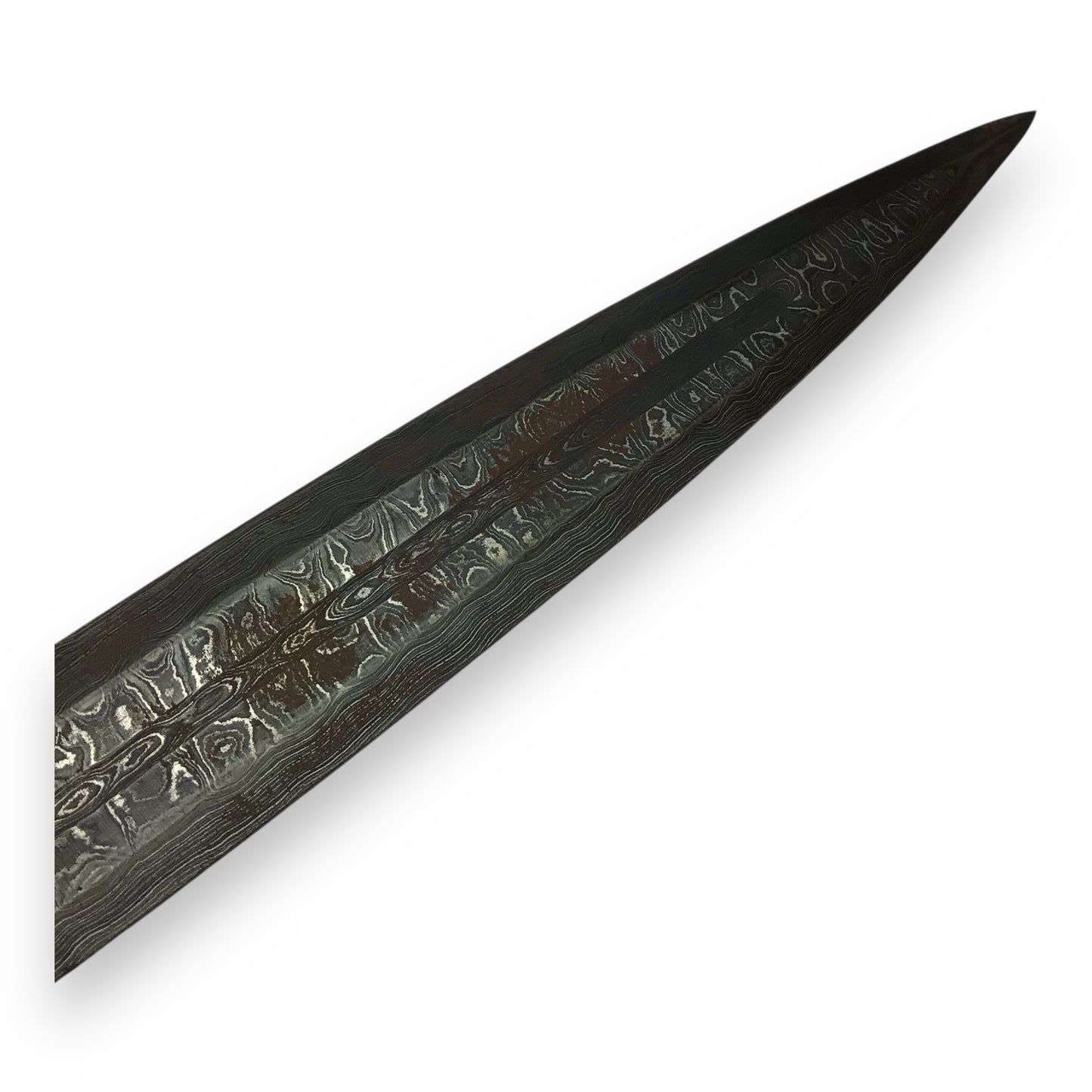 Gladiator-Style Sword - Hand-Forged Tempered Damascus Steel with Sheath
