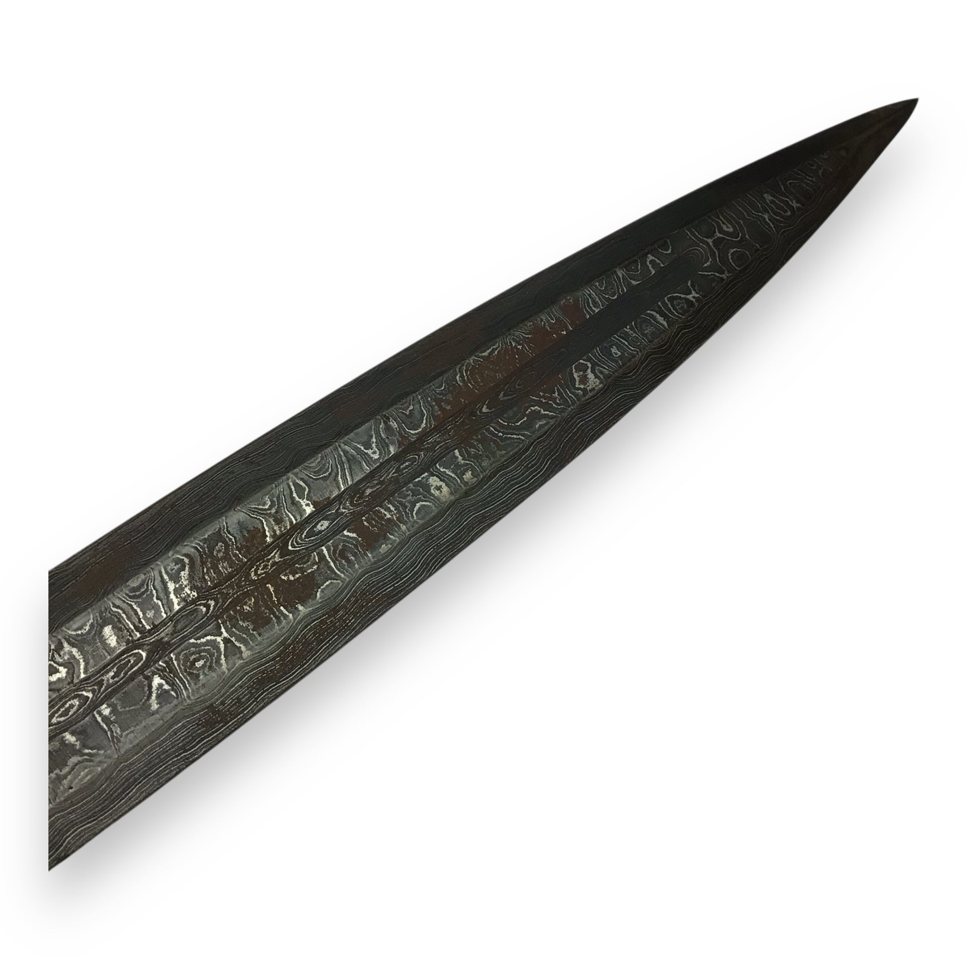 Gladiator-Style Sword - Hand-Forged Tempered Damascus Steel with Sheath
