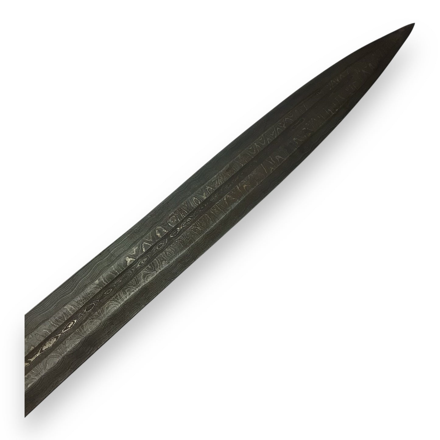 Gladiator-Style Sword - Hand-Forged Tempered Damascus Steel with Sheath