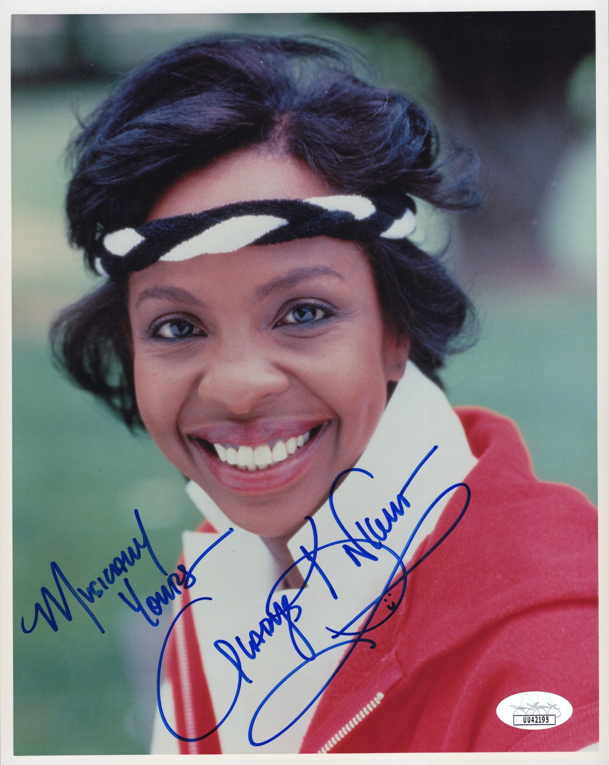 Gladys Knight from Gladys Knight & the Pips Signed Photo 8x10 Personalized "Musically Yours" JSA and PSA Letter Double Certified Authentic UU42195