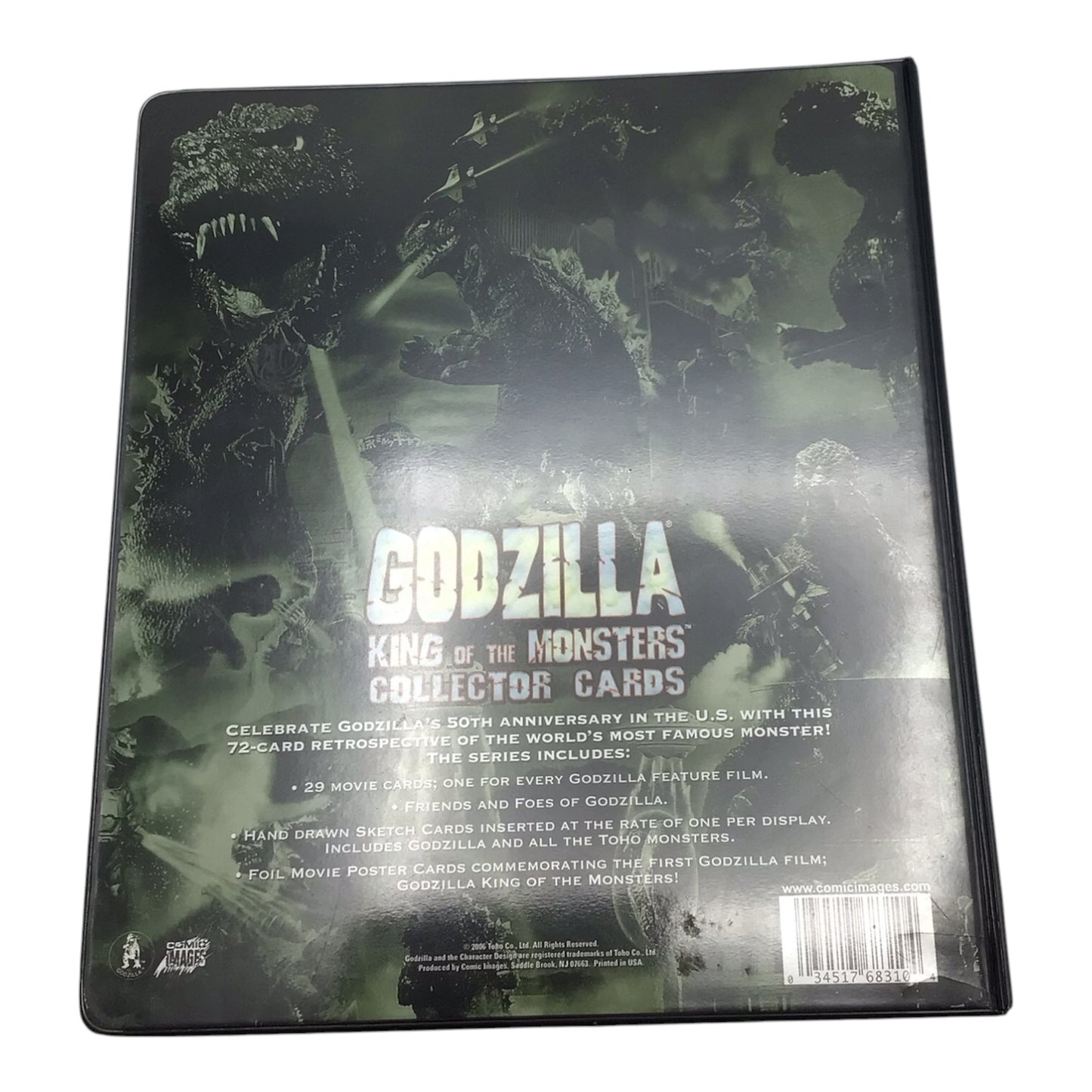 Godzilla King of Monsters Collector Cards Binder - 85 Cards