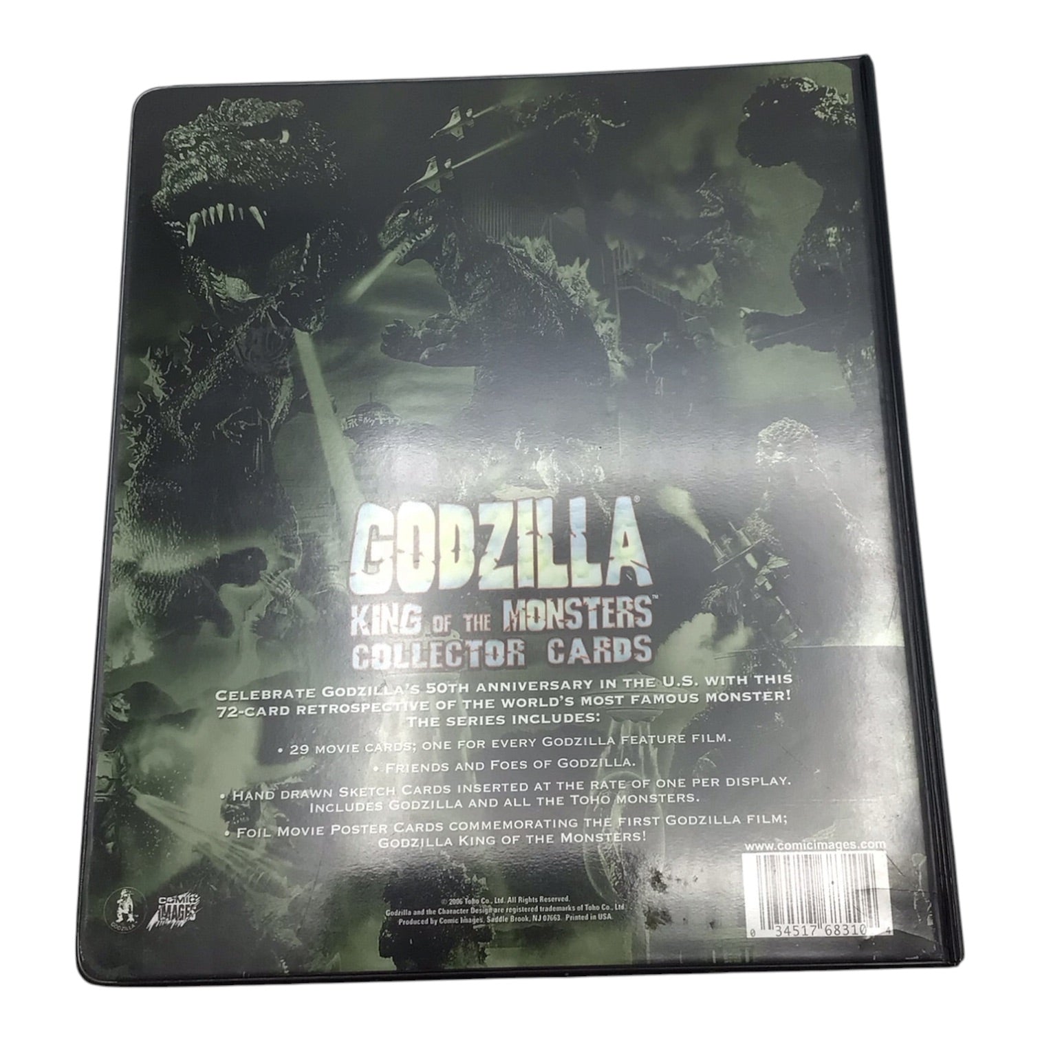 Godzilla King of Monsters Collector Cards Binder - 85 Cards