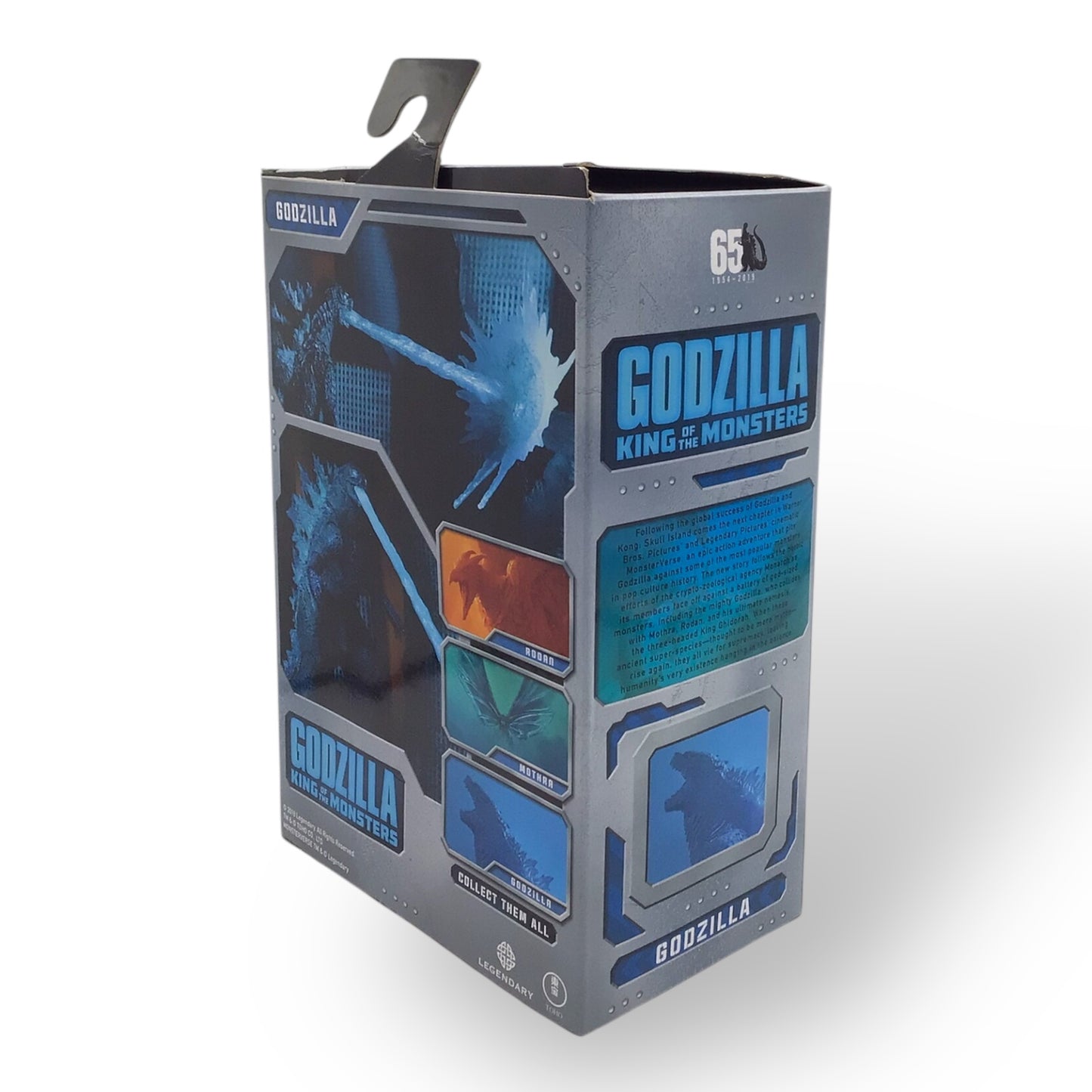 Godzilla King of the Monsters 12" Figure | Hinged Jaw, Blast Accessory, 65th Anniversary