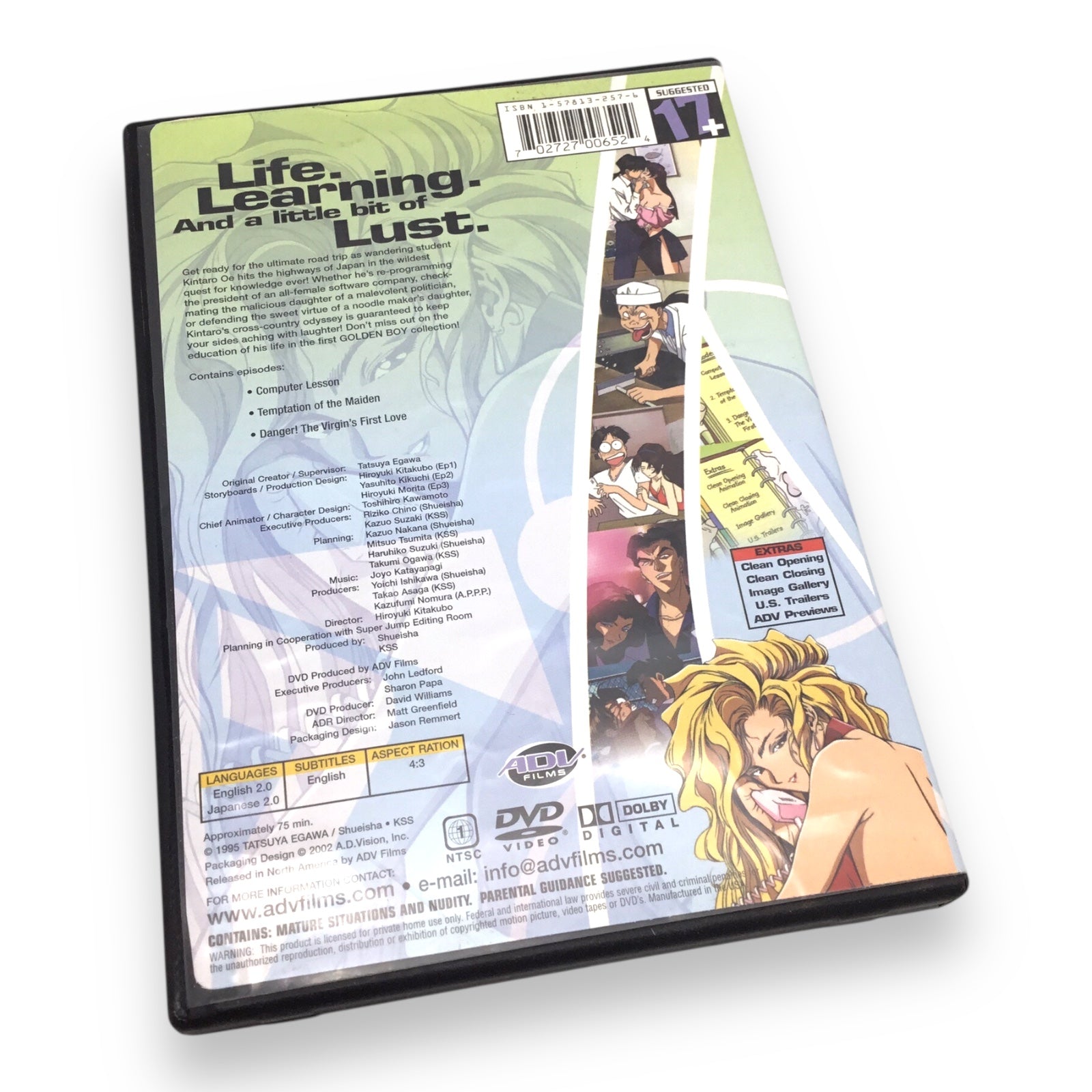 Golden Boy Treasure Hunt DVD by ADV Films (Complete, English/Japanese Audio)