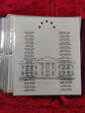 Golden Replicas of 1986 U.S. Presidents Stamps 22kt Proof Replicas Set of 36