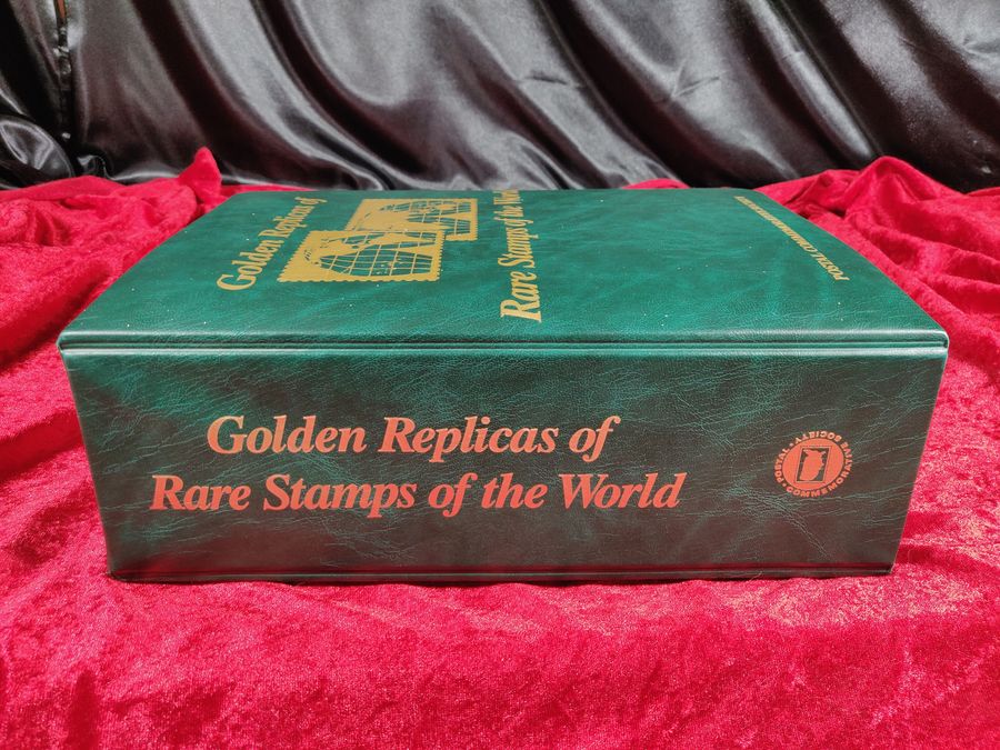 Golden Replicas of Rare Stamps of the World 1986 24 kt Plated Set of 100