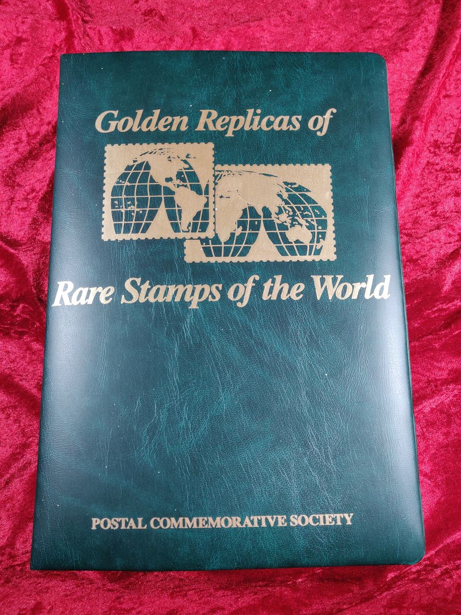 Golden Replicas of Rare Stamps of the World 1986 24 kt Plated Set of 100