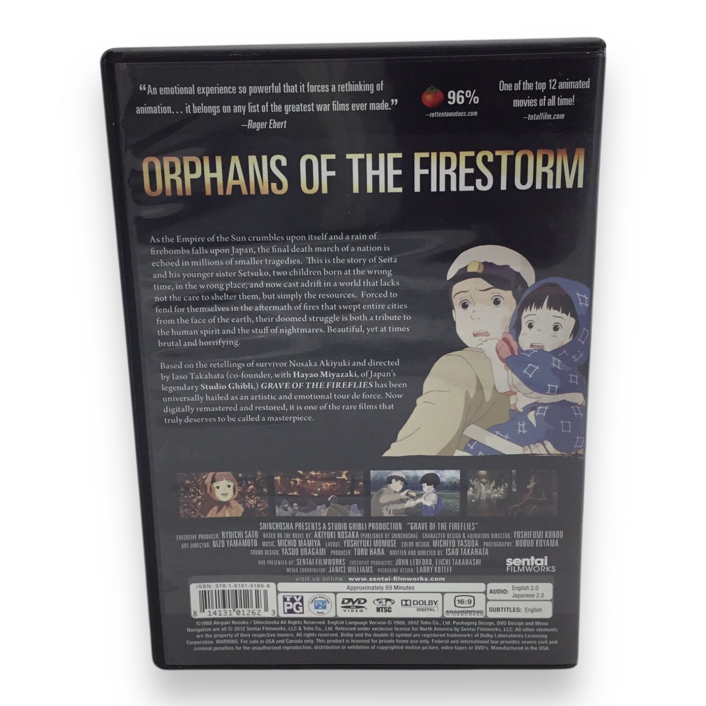 Grave of the Fireflies DVD