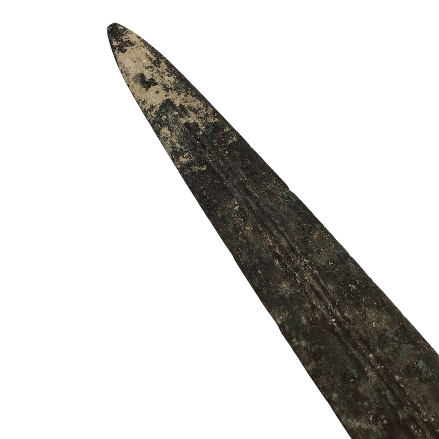 Greek Bronze Age Elite Short Sword with Raised Fullers | Ancient Bronze Weapon