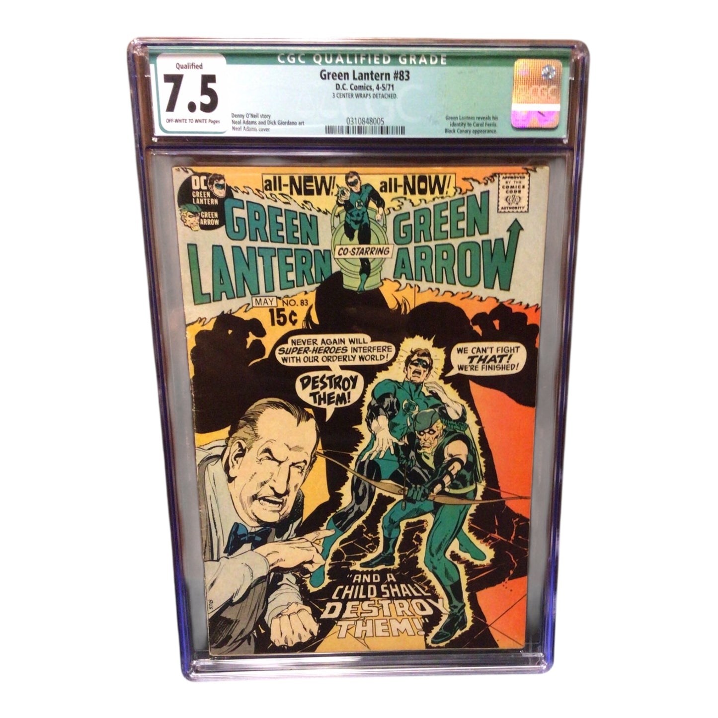 Green Lantern #83 (DC Comics) CGC 5.5 - Key Identity Reveal to Carol Ferris