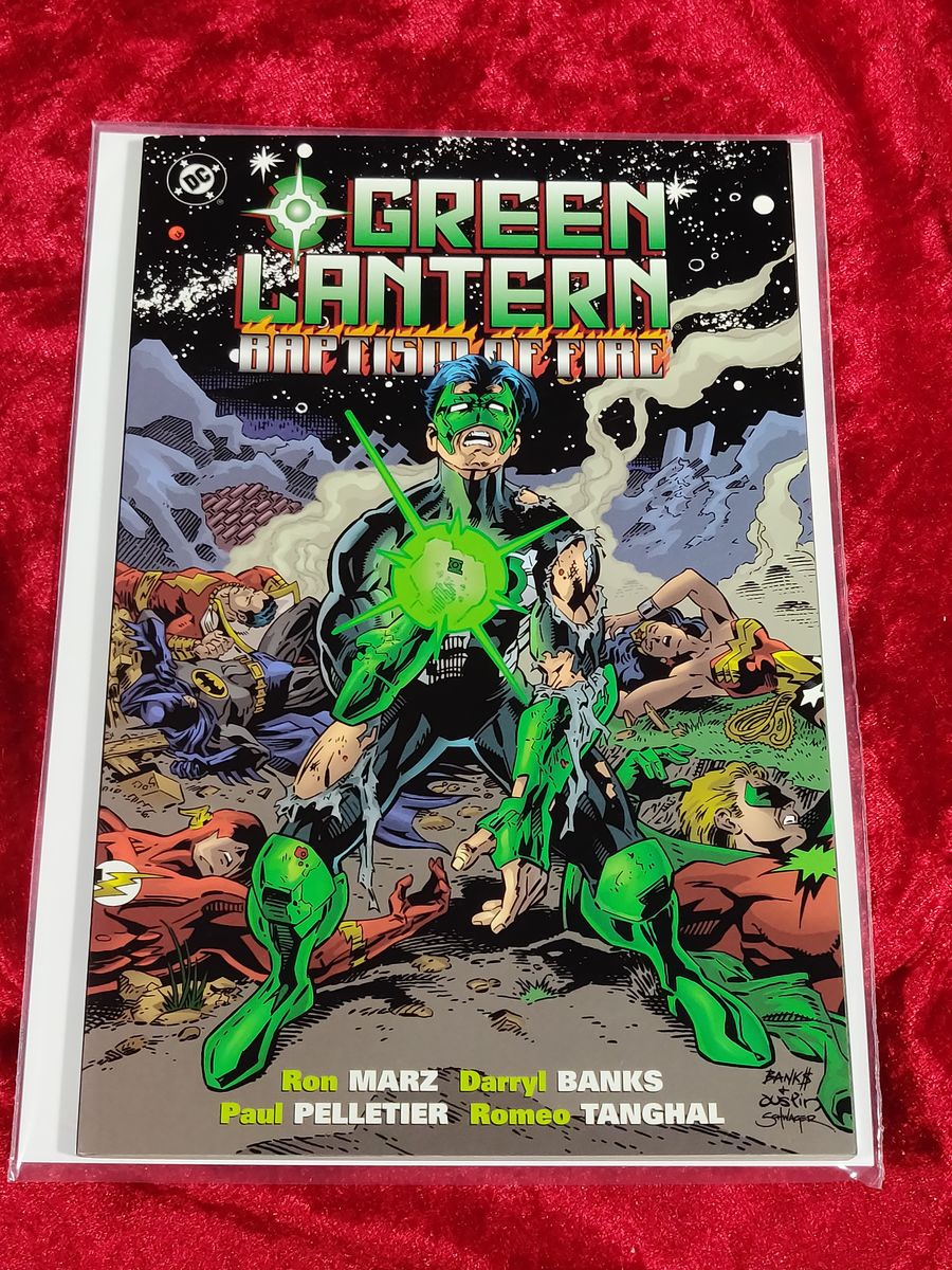 Green Lantern- Baptism Of Fire TPB First Printing 1999 Marz Banks Pelletier