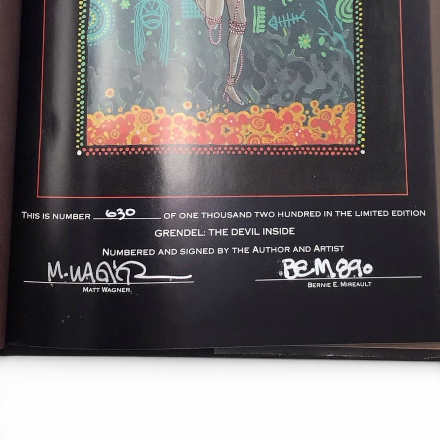 Grendel: The Devil Inside by Wagner & Mireault - Signed