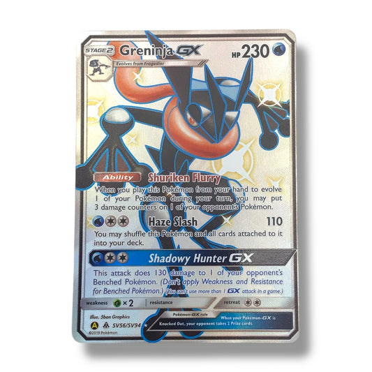 Greninja GX Pokémon Card - Hidden Fates: Shiny Vault