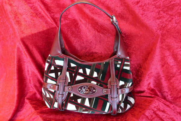 Gucci GG Supreme Padlock Top Handle Bag Black And Brown 18927507 -  PurseValley Factory