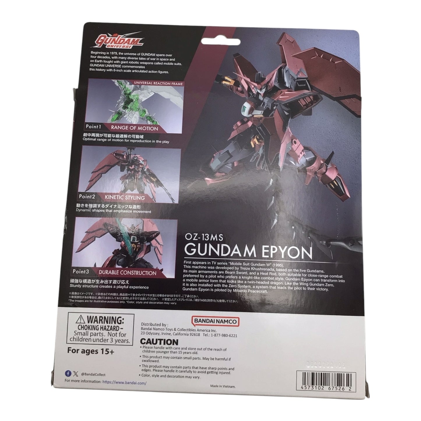 Gundam Universe Gundam Epyon OZ-13MS Action Figure