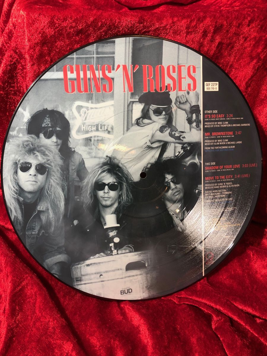 Guns N Roses - Self Titled Import - Picture Disk - LP