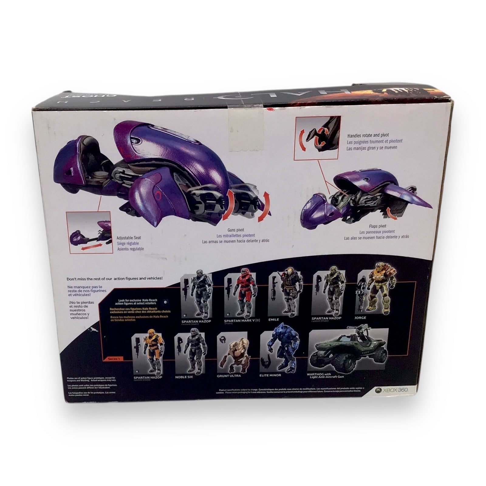 Halo Reach Ghost Rapid Assault Vehicle - Series 1 - New in Box