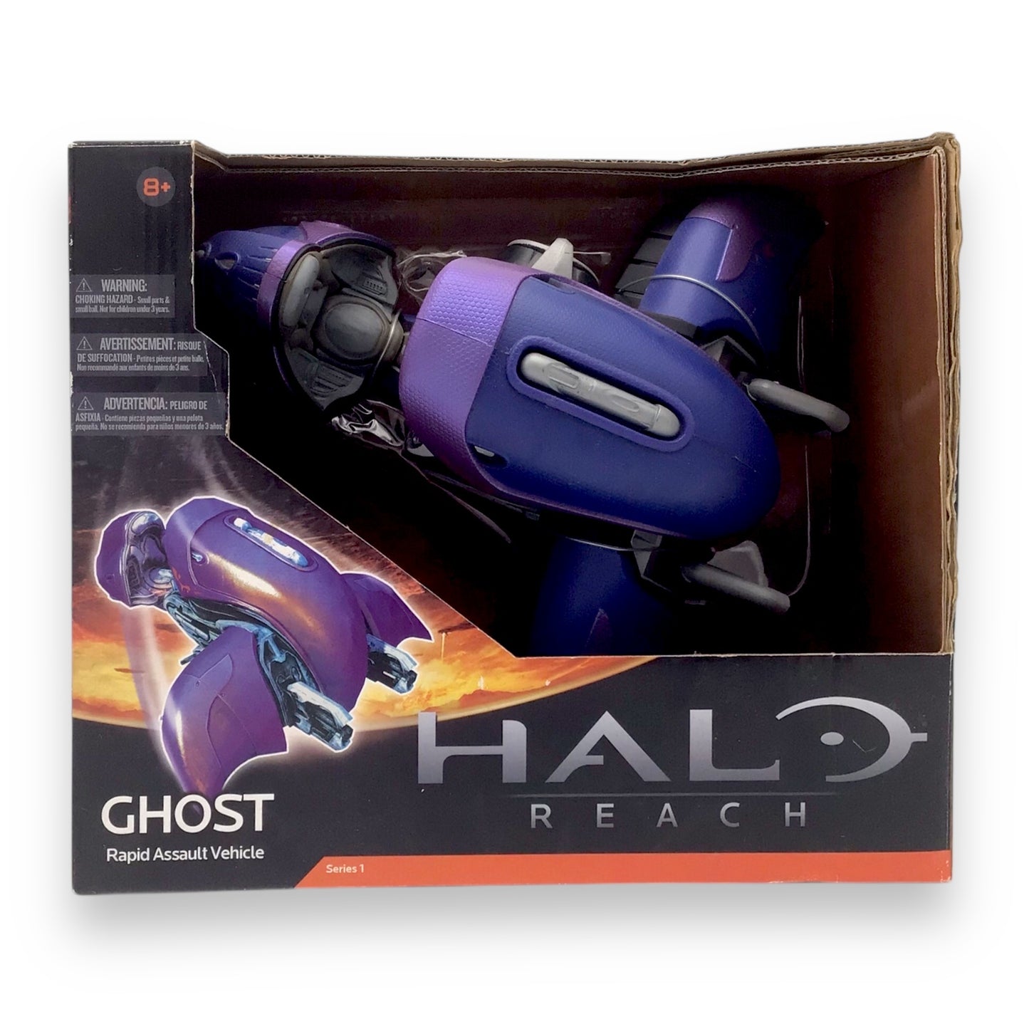Halo Reach Ghost Rapid Assault Vehicle - Series 1 - New in Box