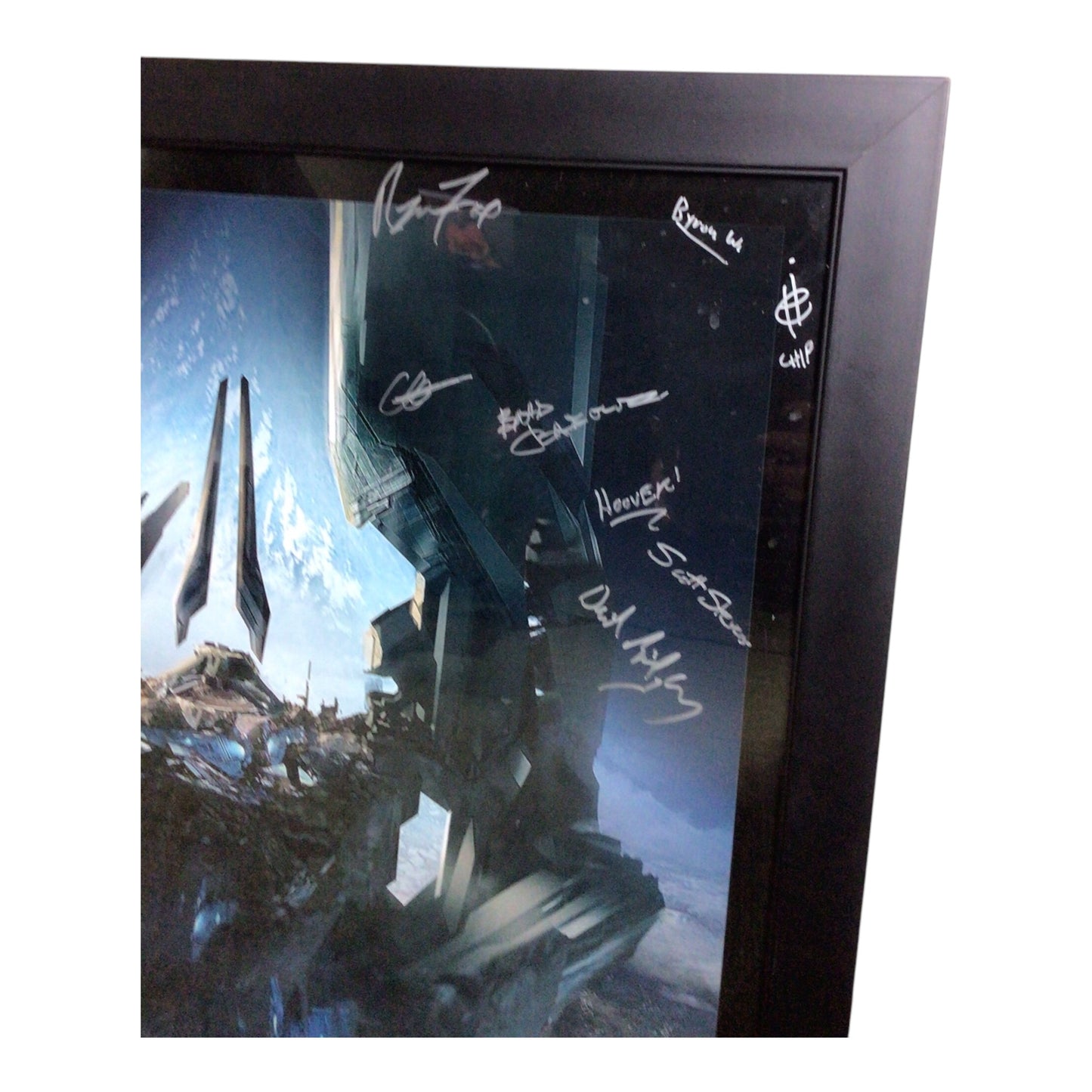 Halo: The Master Chief Collection: Zenith Dev Team Signed Poster (Framed)