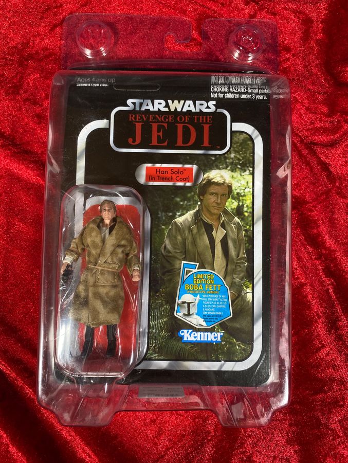 Han Solo Trench Coat "Revenge of the Jedi" 2011 Kenner unpunched