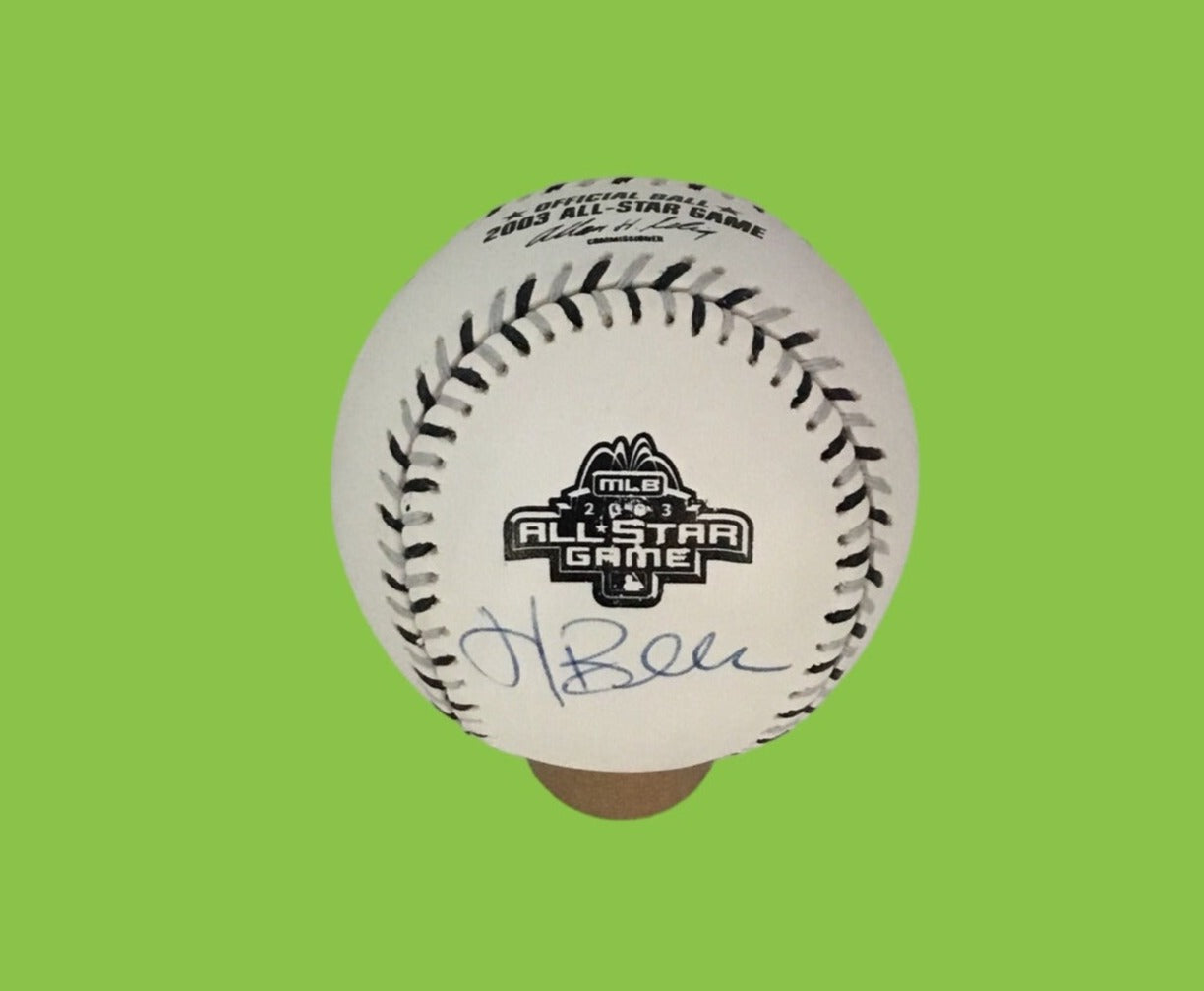 Hank Blalock Certified Authentic Autographed All Star Baseball