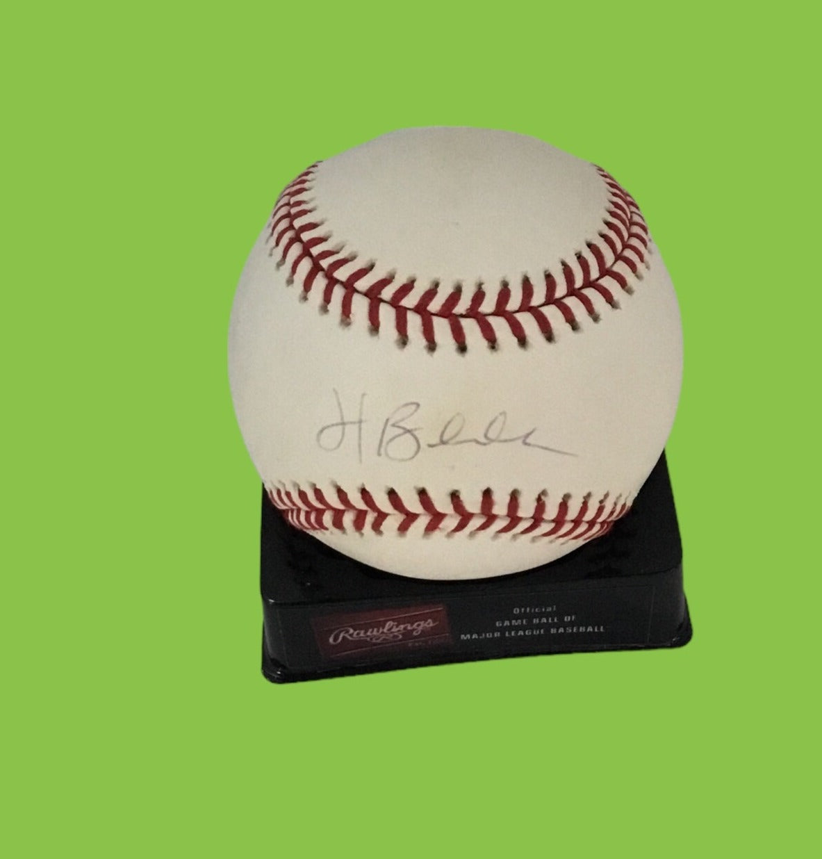 Hank Blalock Certified Authentic Autographed Baseball Sweet Spot