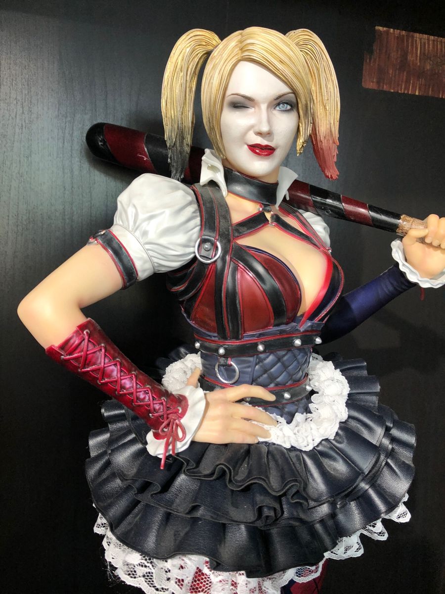 Harley Quinn Polystone Exclusive Statue Batman Arkham Knight 1/3 Scale 541/1000