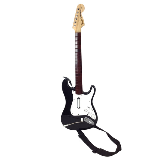 Harmonix Rock Band Fender Stratocaster Guitar Controller for Xbox 360 with Strap