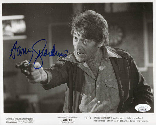 Harry Guardino Signed Photo 8x10, Harry Guardino Autograph as Chops Mulligan in Whiffs, JSA and PSA Letter Double Certified Authentic UU42375