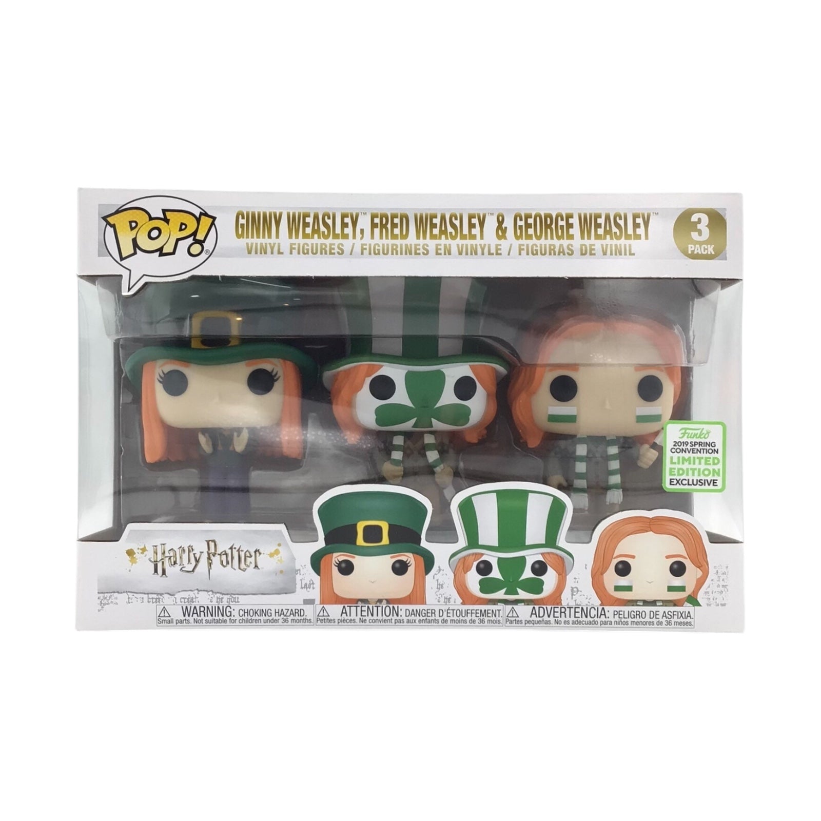 Harry Potter Funko POP 3-Pack! - Ginny/ Fred/ George Weasley - 2019 Limited Edition