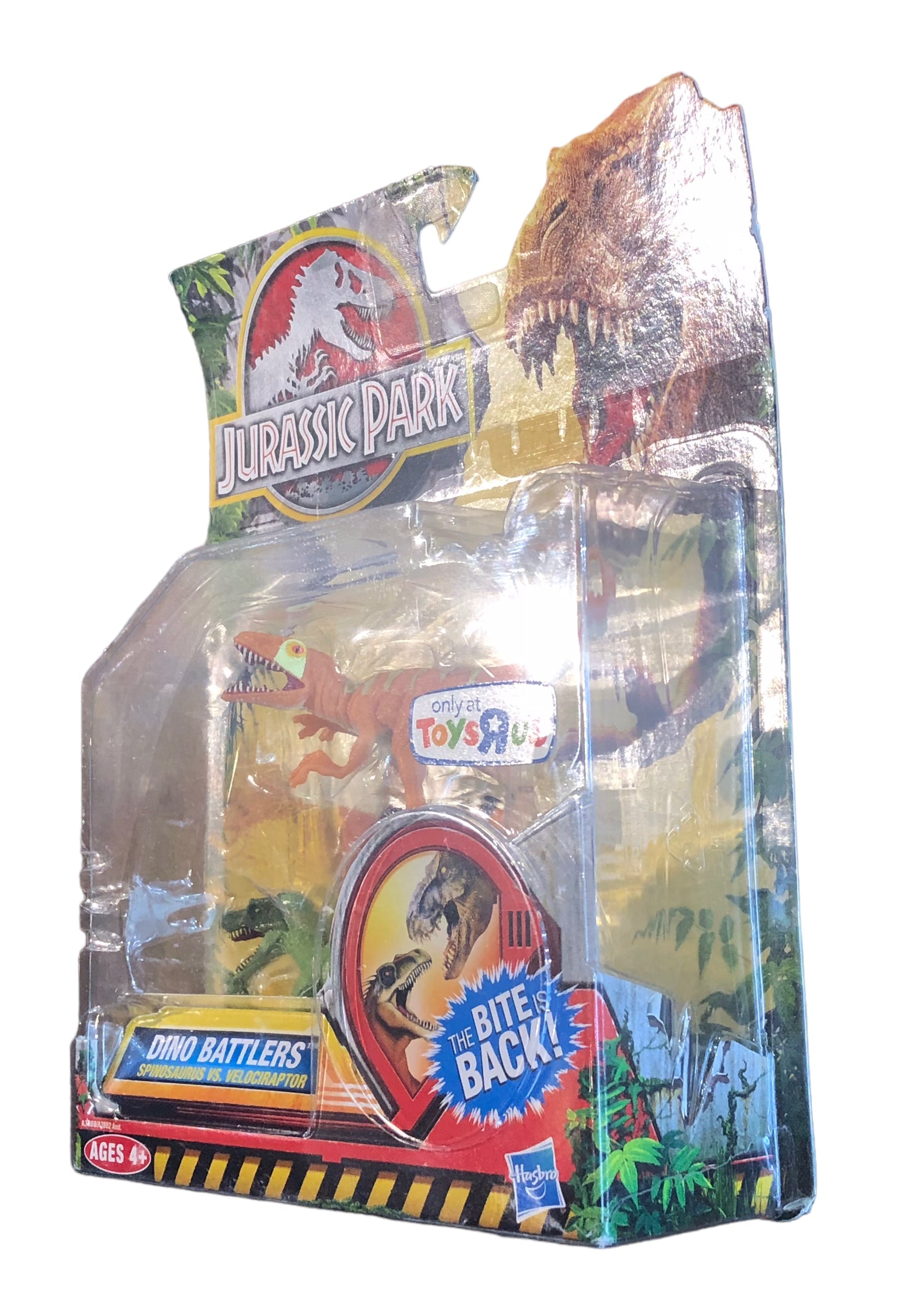 Hasbro 2012 Jurassic Park Dino Battlers Spinosaurus vs Velociraptor Action Figures