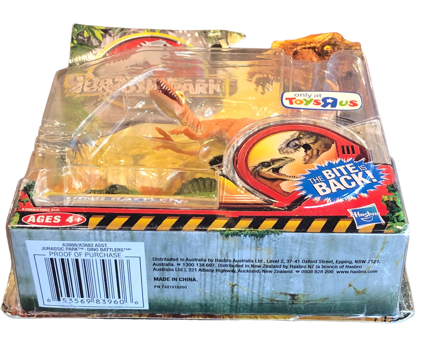 Hasbro 2012 Jurassic Park Dino Battlers Spinosaurus vs Velociraptor Action Figures