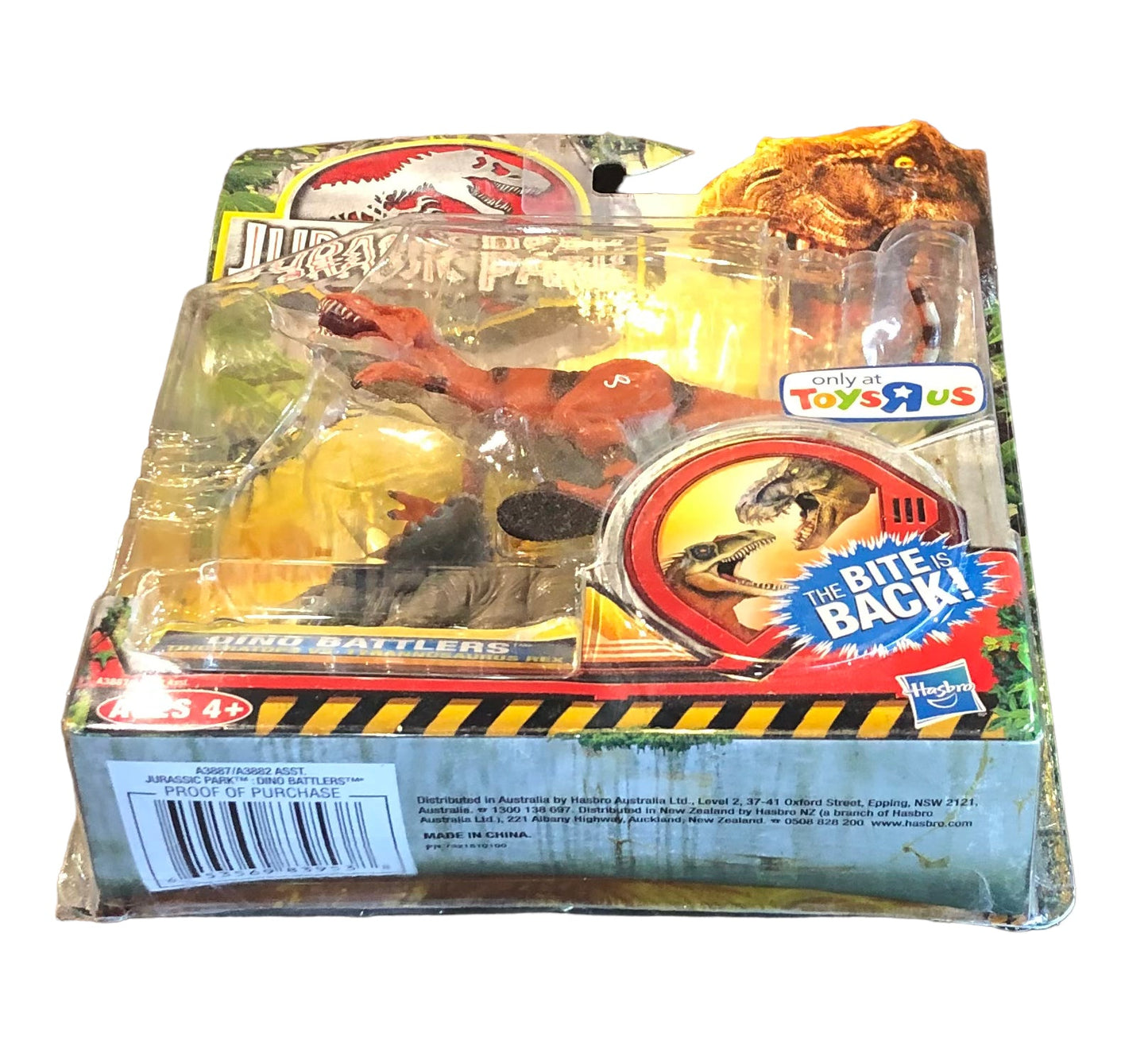 Hasbro 2012 Jurassic Park Dino Battlers Triceratops vs Tyrannosaurus Rex Action Figures