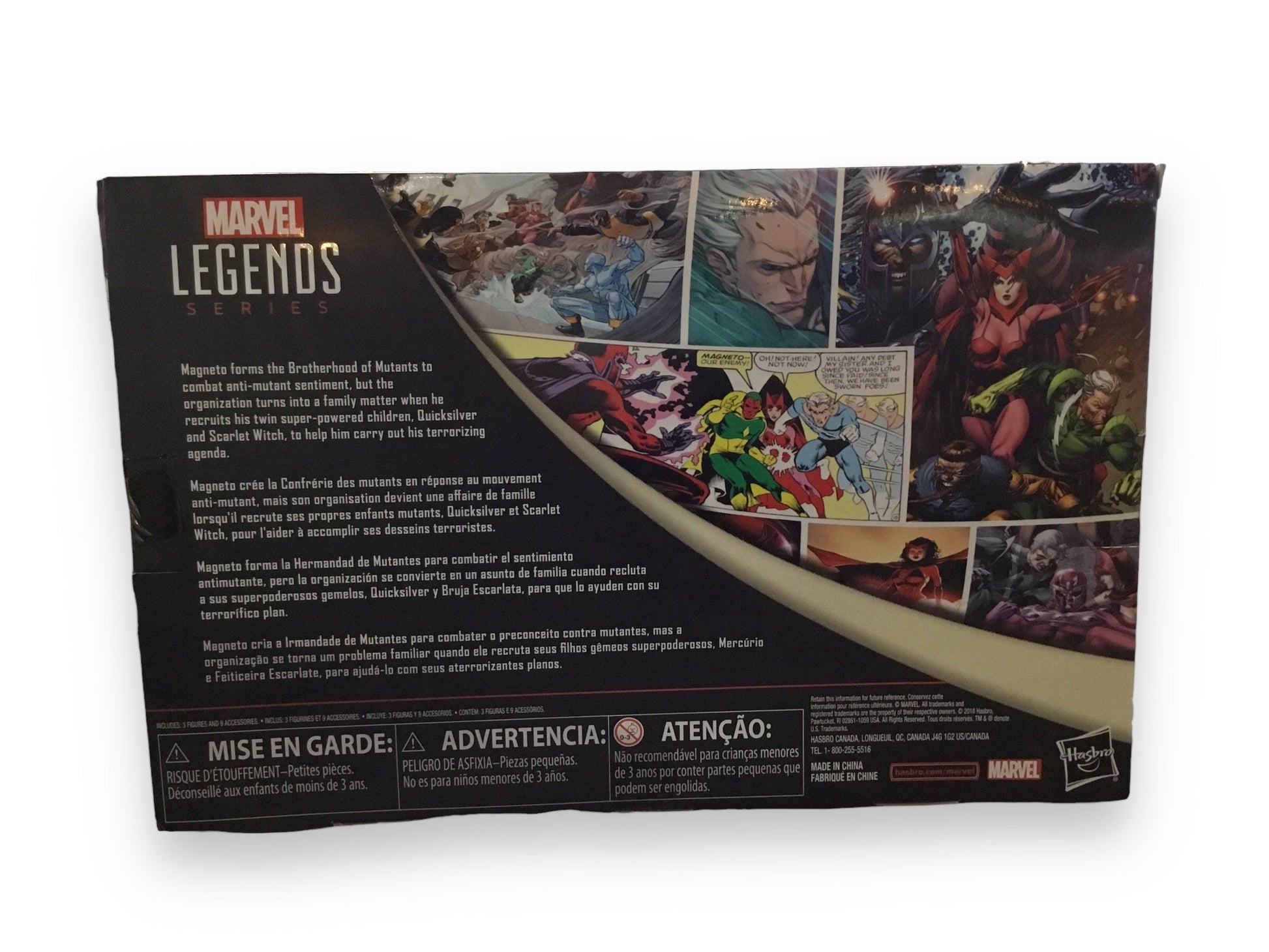 Hasbro Marvel Legends X-Men - Magneto/ Scarlet Witch/ Quicksilver - Marvel 80 Years