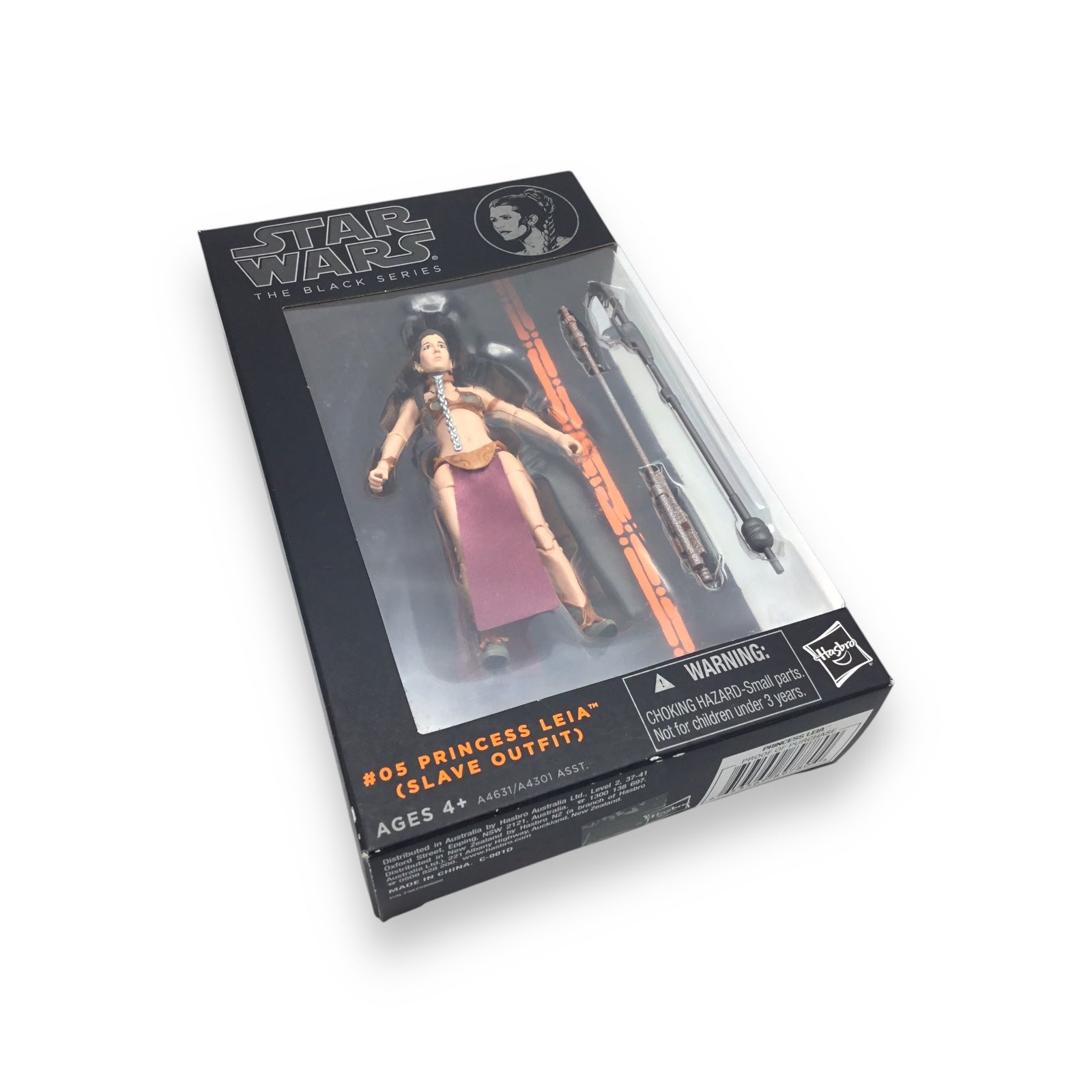 Hasbro Star Wars: The Black Series #05 – Princess Leia (Slave Outfit) | 6-Inch Figure | Factory-Sealed