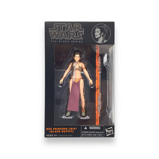 Hasbro Star Wars: The Black Series #05 – Princess Leia (Slave Outfit) | 6-Inch Figure | Factory-Sealed